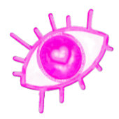 Leggings mit bösen Augen, Schwarze Augenlounge