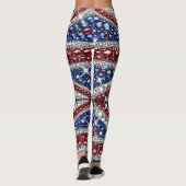 Leggings mit britischer Farbgestaltung (Rückseite)