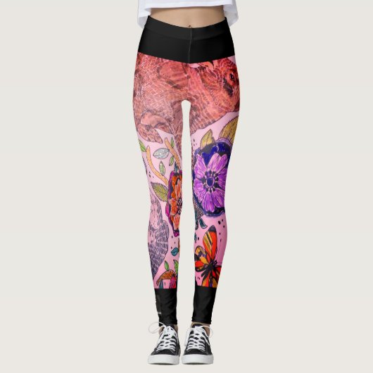 Leggings MIT BUNNEN IN GARTEN (Vorderseite)