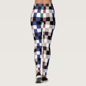 Leggings mit buntem Geflecht (Rückseite)