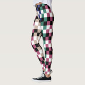 Leggings mit buntem Geflecht (Links)