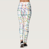 Leggings mit bunten Linien (Rückseite)