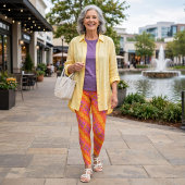Leggings mit Butterblende