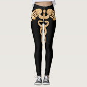 Leggings mit Caduceusentwurf (Vorderseite)