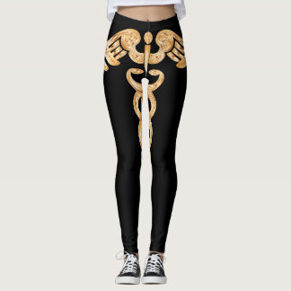 Leggings mit Caduceusentwurf