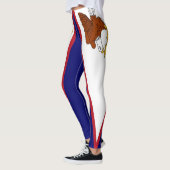 Leggings mit der Flagge Amerikanisch-Samoas, USA (Links)