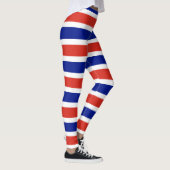 Leggings mit der Flagge Costa Ricas (Rechts)