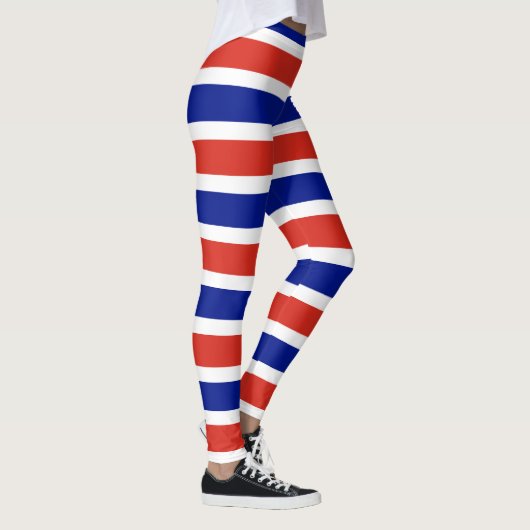 Leggings mit der Flagge Costa Ricas (Rechts)