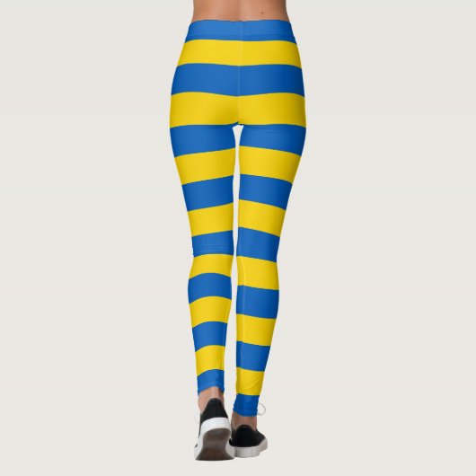 Leggings mit der Flagge der Ukraine (Rückseite)