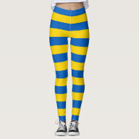 Leggings mit der Flagge der Ukraine