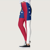 Leggings mit der Flagge des georgischen Staat, USA (Links)