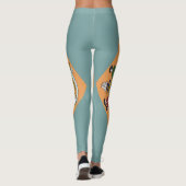 Leggings mit der Flagge des Staat Delaware, USA (Rückseite)
