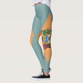 Leggings mit der Flagge des Staat Delaware, USA (Links)