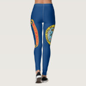 Leggings mit der Flagge des Staat Idaho, USA (Rückseite)