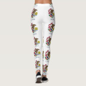 Leggings mit der Flagge des Staat Illinois, USA (Rückseite)