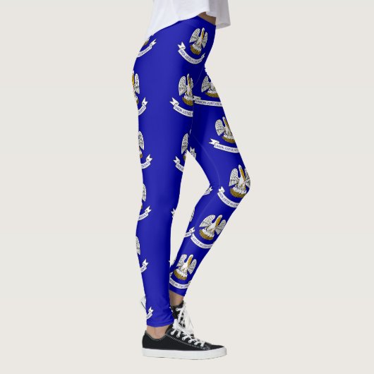 Leggings mit der Flagge des Staat Louisiana, USA (Rechts)