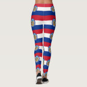 Leggings mit der Flagge des Staat Missouri, USA (Rückseite)