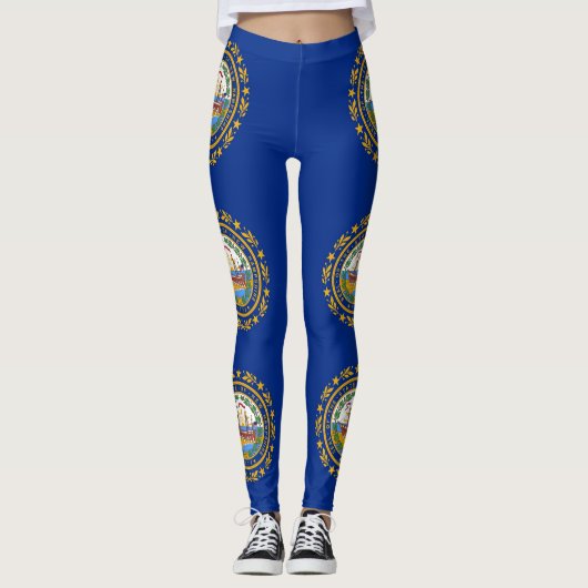 Leggings mit der Flagge des Staat New Hampshire, U (Vorderseite)