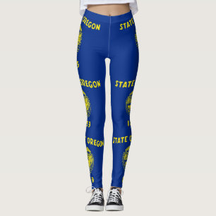Leggings mit der Flagge des Staat Oregon, USA