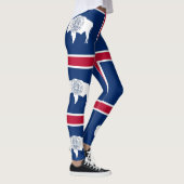 Leggings mit der Flagge des Wyoming-Staat, USA (Rechts)