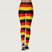 Leggings mit der Flagge Deutschlands (Rückseite)