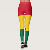 Leggings mit der Flagge Ghanas (Rückseite)