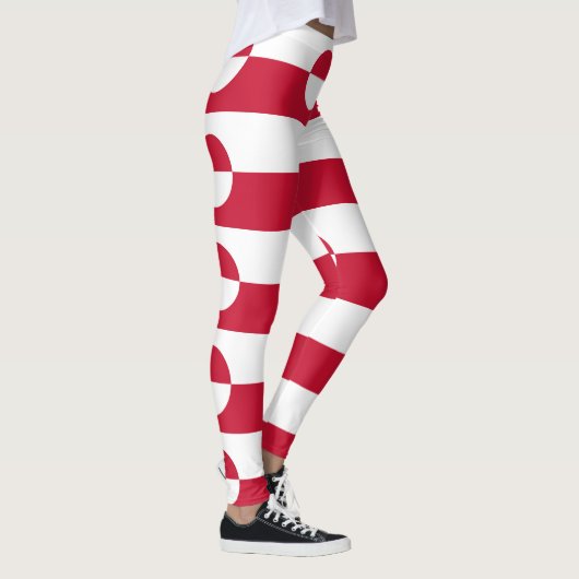 Leggings mit der Flagge Grönlands (Rechts)