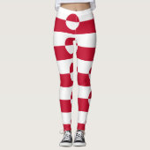 Leggings mit der Flagge Grönlands (Vorderseite)