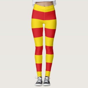 Leggings mit der Flagge Kataloniens
