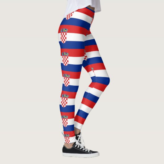 Leggings mit der Flagge Kroatiens (Rechts)