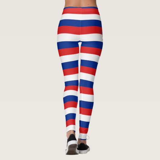 Leggings mit der Flagge Kroatiens (Rückseite)