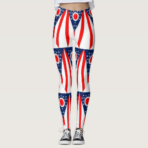 Leggings mit der Flagge von Ohio Staat, USA