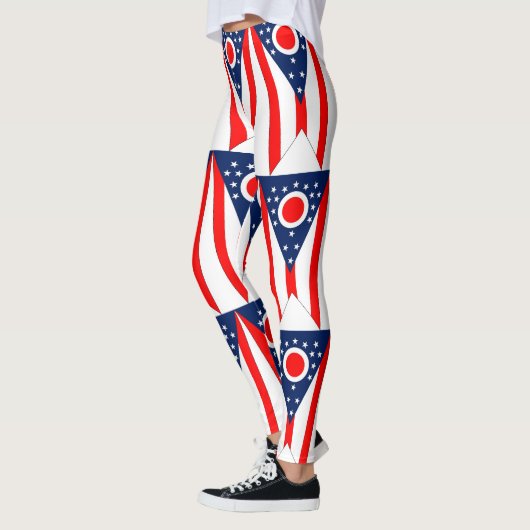 Leggings mit der Flagge von Ohio Staat, USA (Links)