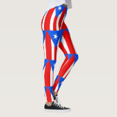 Leggings mit der Flagge von Puerto Rico, USA (Rechts)