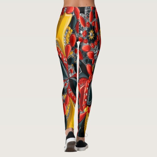 Leggings mit deutscher Farbgestaltung (Rückseite)