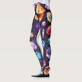 Leggings mit Diamantendesigns (Links)
