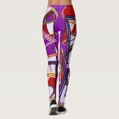 Leggings mit Dimensionen (Rückseite)