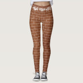 Leggings mit eigenem Text/Name (Vorderseite)