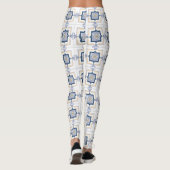 Leggings mit einem geometrischen Muster (Rückseite)