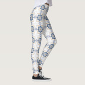 Leggings mit einem geometrischen Muster (Rechts)