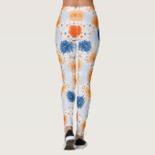 Leggings mit einem lebendigen abstrakten Design (Rückseite)