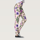 Leggings mit einem lebendigen Blumenmuster (Rechts)