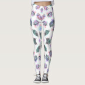 Leggings mit einem lebendigen Muster (Vorderseite)