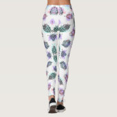 Leggings mit einem lebendigen Muster (Rückseite)