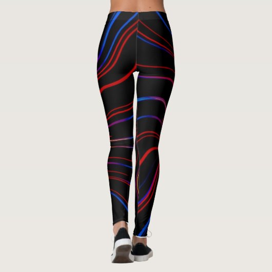 Leggings mit einzigartigem Kunstwerk (Rückseite)