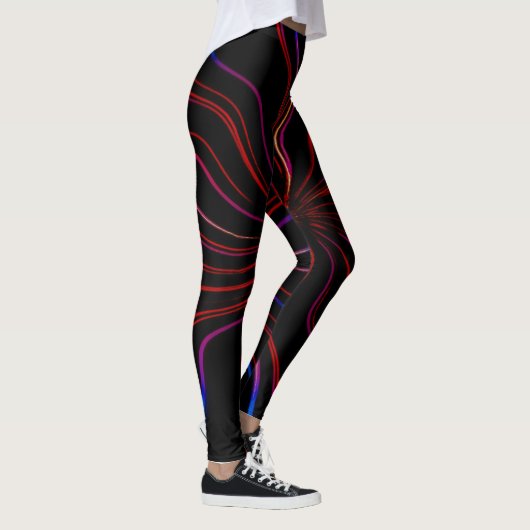 Leggings mit einzigartigem Kunstwerk (Rechts)
