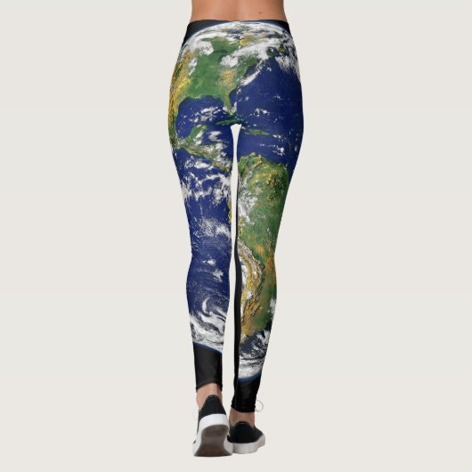 Leggings mit Erdentwurf (Rückseite)
