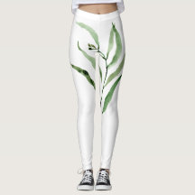 Leggings mit Eukalyptus