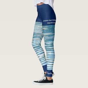 Leggings mit Fake Blue Shorts zum Wasserspiegeln