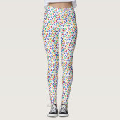 Leggings mit farbenfrohen Jelly Bean Look (Vorderseite)